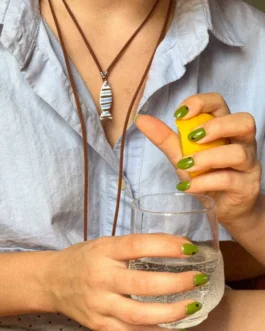 Striped Sardine Necklace